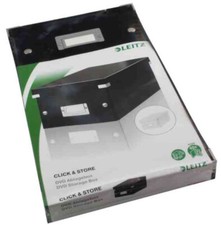 Image of Leitz Click Store DVD Storage Box Black Ref: 60420095
