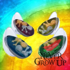 Giant UFO Alien Egg With Twin Babies Slime Putty Gel Birthday Party Bag Toys