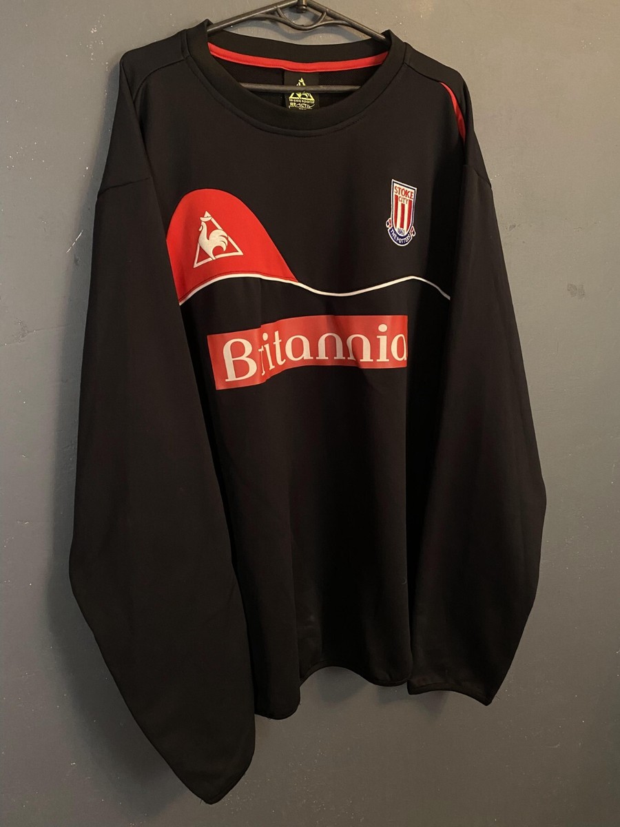 MEN'S FC STOKE CITY TRAINING TOP SOCCER FOOTBALL SHIRT JERSEY