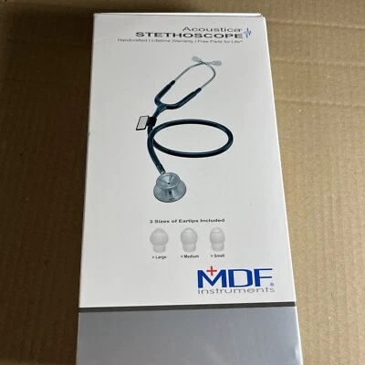 MDF Instruments Acoustica Stethoscope MDF 747XP Sleek Grey Boxed