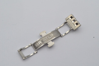 BREITLING STAHL ARMBAND FALTSCHLIESSE 18MM STAHL DEPLOYMENT CLASP FÜR NAVITIMER