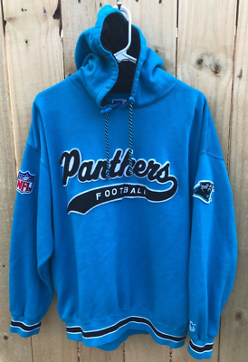 Vintage Carolina Panthers XL Starter Sweatshirt Hoodie Script KOREA | eBay