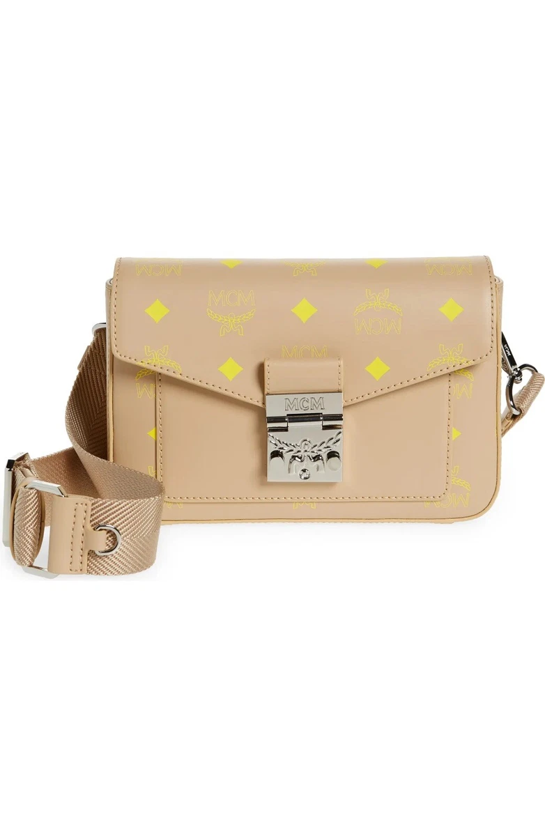 MCM Color Splash Logo Small Crossbody Bag