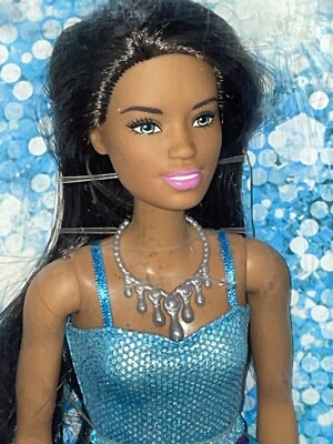 Barbie African American Ethnic Glitz Doll Blue Dress | eBay
