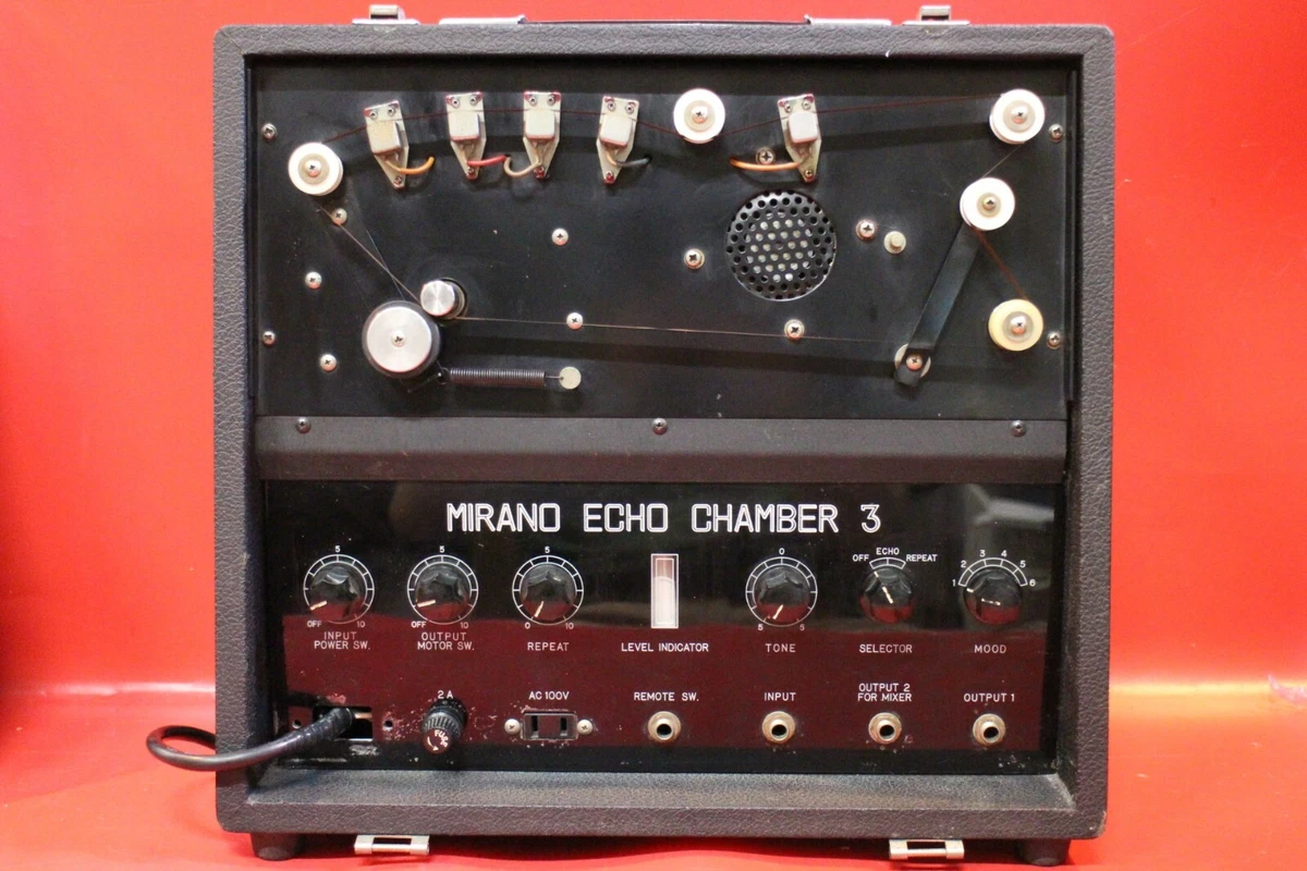 Vintage MIRANO Echo Chamber 3 Valve Tape Echo Delay Machine U1075
