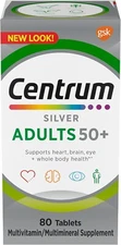 Centrum Silver Adult Multivitamin/Multimineral Supplement Tablet Vitamin D3, 80C