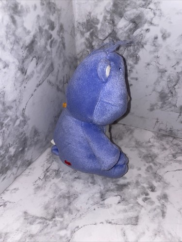 Care Bears Mini 6” Plush Daydream Bear Nanco Purple With Pink Heart Planet Stars - Picture 8 of 13
