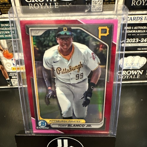 2024 Topps Bowman Chrome Tony Blanco Jr. Fuschia Refractor /199 #BCP-132