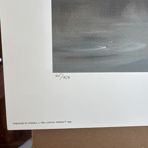 “Up And Out” Duck Wildlife Art Print By Manfred Schatz S/N LE 65/950 - Picture 3 of 9