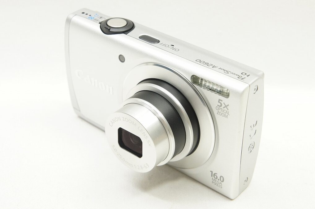 Canon パワーショットA2600 シルバー色 中古品 Canon PowerShot A2600 16.0MP Compact Digital Camera Silver w