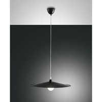 Pendelleuchte Kasa, E27, Smartluce Kompatibel, IP20, Schwarz