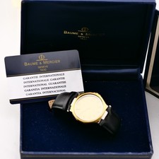 1986 Vintage Baume Mercier Riviera 5131 Two-Tone Quartz Watch with Papers & Box 11