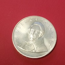 Repubblica Italiana Moneta 500 Lire 1985 Manzoni Argento