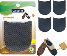 2 Pairs Shoe Heel Pads, Anti-Slip Rubber Heels, Repair Kit w/ Nails  Sandpaper