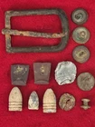 EXCAVATED CIVIL WAR RELICS RECOVERED FROM LOOKOUT MOUNTAIN, TN