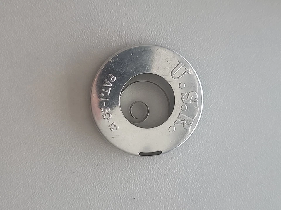 Reloj Bolsillo Seth Thomas Años 18 536 Resorte Principal x1 Azul Aleación #701 Foto 4 de 4