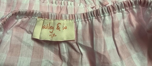 Hailey & Co. ~ Women’s ~ Top ~ 1X ~ Blouse ~ Pink & White ~ Sleeveless - Picture 6 of 23