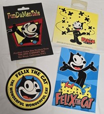 Vintage 2001 Felix the Cat FunDaMentals Iron On Patch 3 C D Visionary Decals