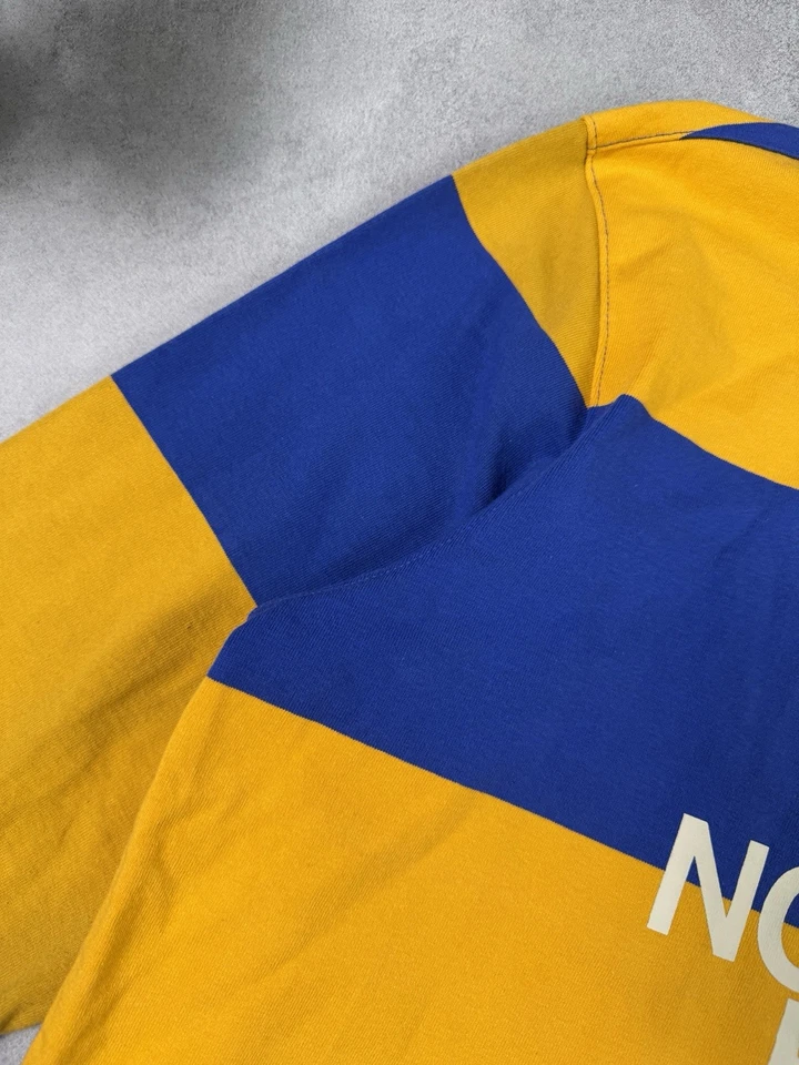 Polo de rugby The North Face bloques de colores azul/dorado talla L a rayas Foto 4 de 4