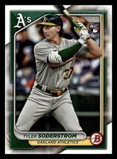 Tyler Soderstrom 2024 Bowman #15 Oakland Athletics ROOKIE - Free Shipping