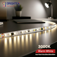LED Strip Light  220V Bright SMD Flexible Cool , Warm White LED Tape Connector
