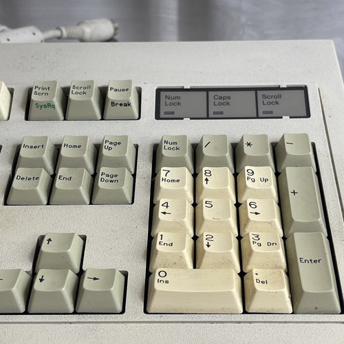 Vintage 1980s Dell Enhanced Keyboard Model ED3418201 5 Pin Retro PC Gaming - Picture 3 of 8