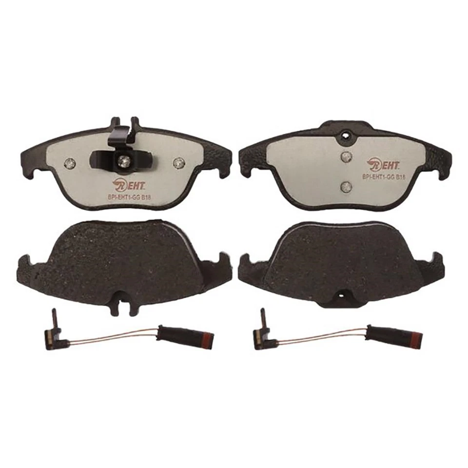 Rotores de freno delanteros traseros y pastillas de freno híbridas para Mercedes-Benz C300 2008-2012 Foto 3 de 4