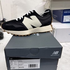 US Women's Size 6.5 NEW BALANCE 327 Sneaker Shoes Black White