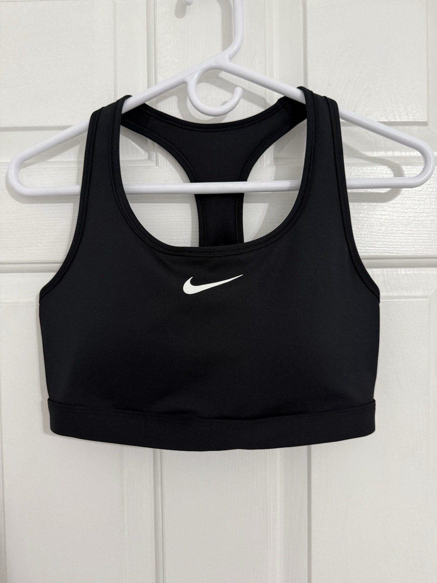 NWT-Nike- Swoosh Medium Support Padded Sports Bra- Black