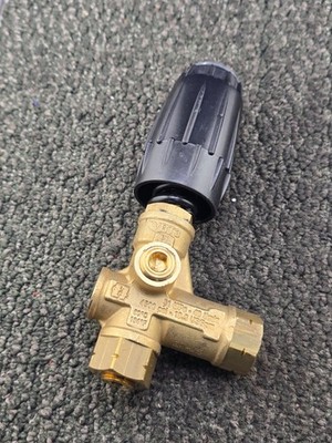 VRT3 Pump Unloader Valve 4500PSI 10.5 GPM Adjustment Knob Brass