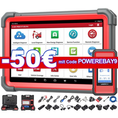 LAUNCH X431 Euro PRO 5 PAD Profi OBD2 Diagnosegerät J2534 ECU Programmier Coding