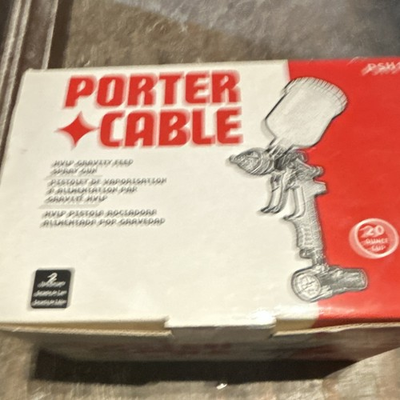 #ad Porter Cable HVLP Gravity Feed Spray Gun. Model PSH1. $50.00