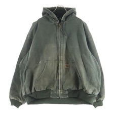 Carhartt Vintage Duck Active Jacket J25 Mos Moss Green Made In Usa No.ch443