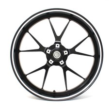 Felgenrand Stripes 7mm Weiß Glanz + Tool Folie Zierstreifen Motorrad Auto Felge