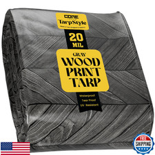 Core Tarps Extreme Heavy Duty 20 Mil Tarp Cover, Waterproof, UV Resistant, Rip a