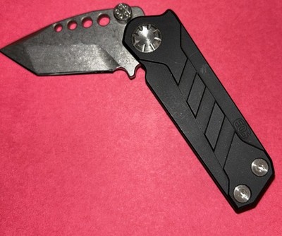 EOS Prawn Folder Titanium Pocket Clip USA SlipJoint Knife DLC W/ Adjustment Tool