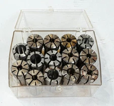 Lot  of 14  Assorted  DA10 Collets - 13/64" - 15/32"