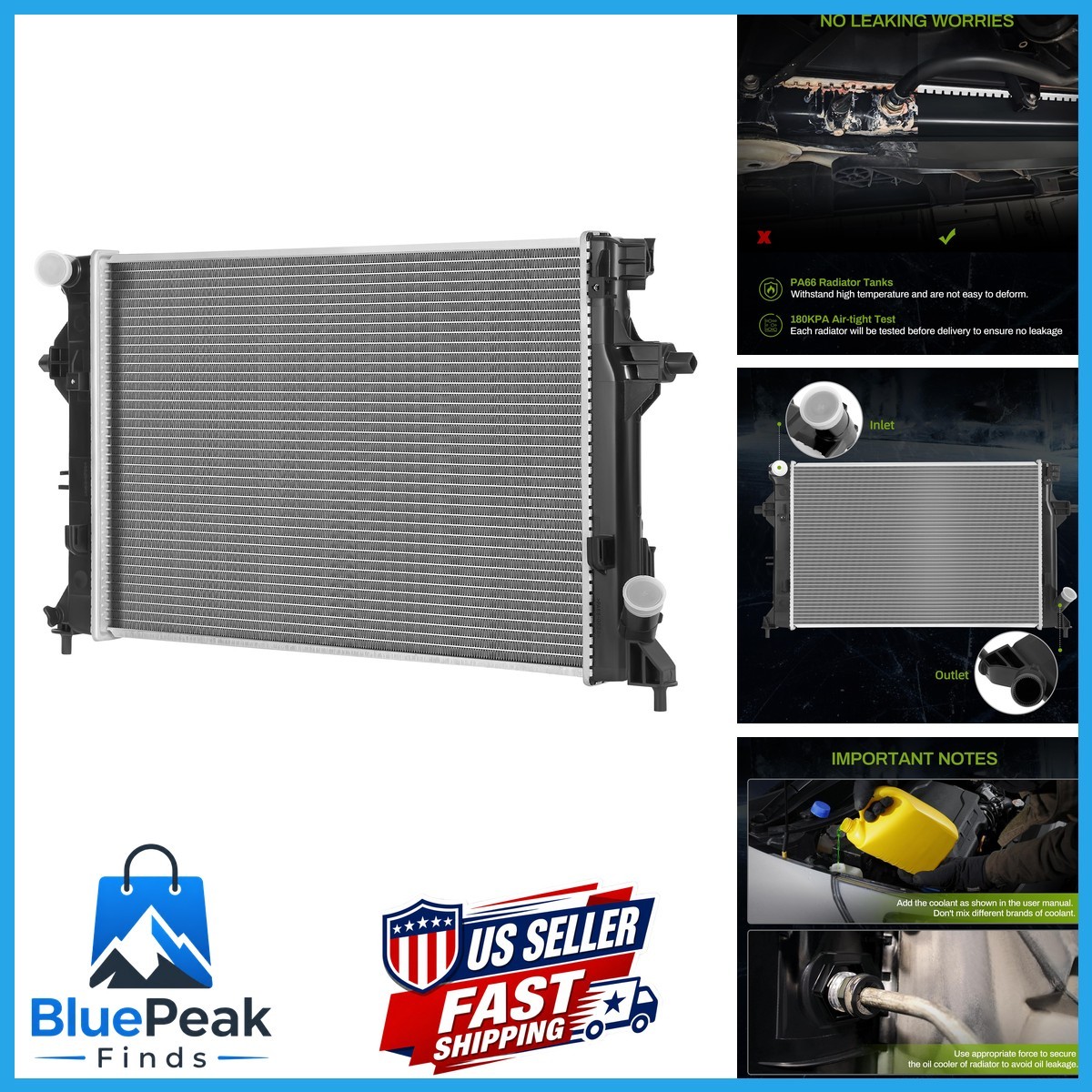 AUTOSAVER88 Radiator Compatible with 2016-2020 Hyundai Elantra