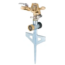 9536CH 9536H All Metal Pulsating Sprinkler with Step Spike, Head & Base