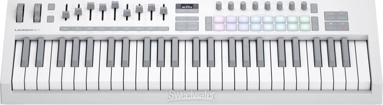 Novation Launchkey 49 MK4 49-key Keyboard Controller - White - Image 3 of 4