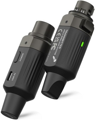 Aroma Wireless XLR Transmitter and Receiver, Professional UHF Wireless Microp...