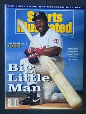 Sports Illustrated Cover ONLY April 6, 1992 Kirby Puckett Min Twins - No Label