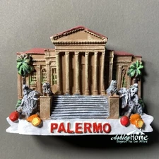 Palermo Sicily Italy Tourist Gift Souvenir 3D Resin Refrigerator Fridge Magnet