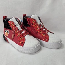 Ground Up Elmo Toddler High Top Sneakers-New With Tags-5T through 10T Available