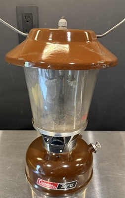 #ad #ad Vintage Coleman Lantern Model 275 Brown. Untested See Pics $45.00