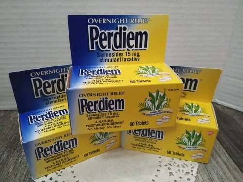 NEW Perdiem Stimulant Laxative Pills, 60ct (3PK BUNDLE = 180)