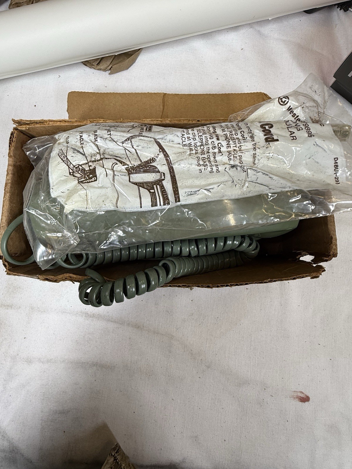 Vintage Princess Touch-tone Green Western Electric Bell System Phone 2702BM NIB