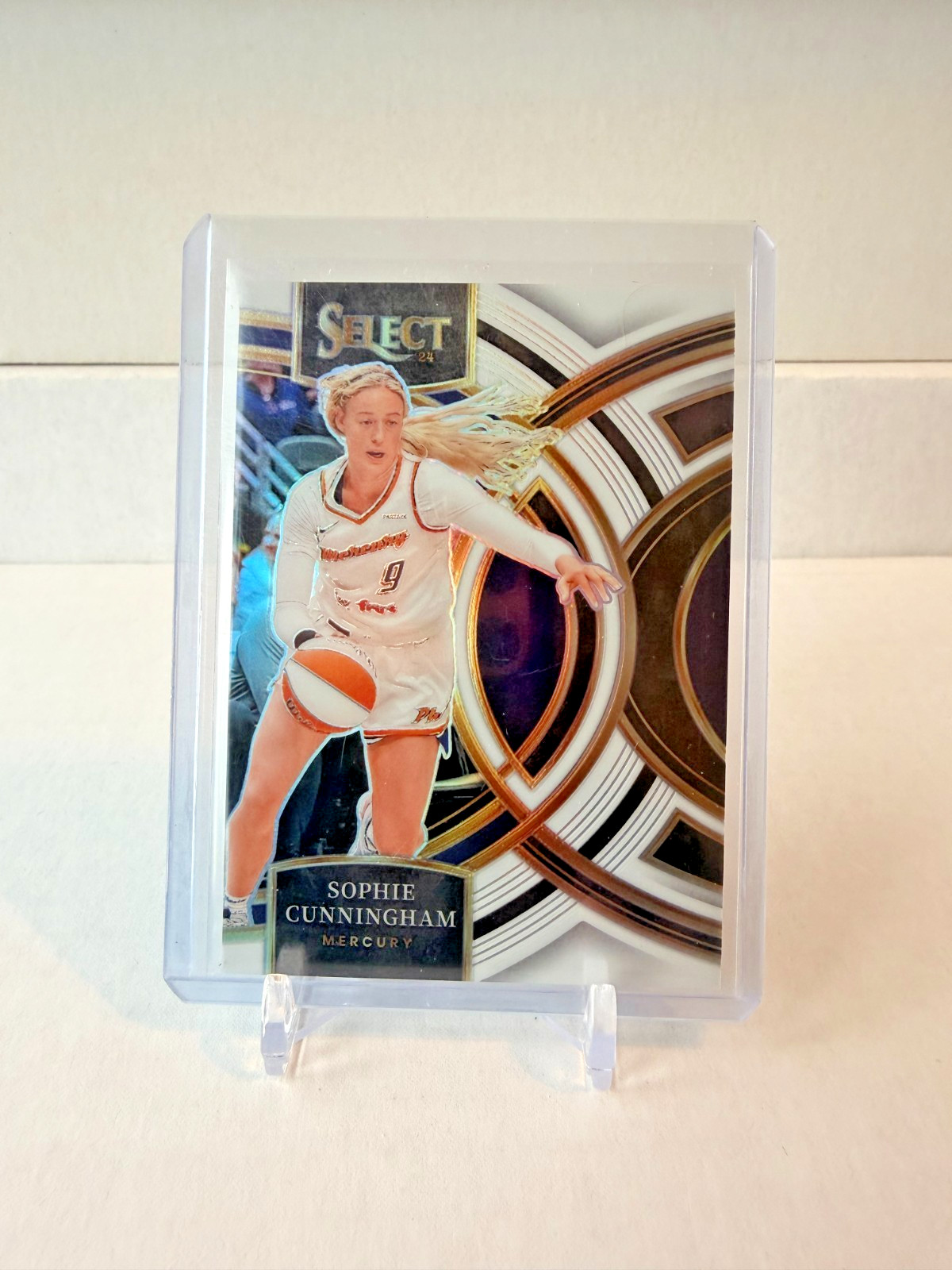 2024 Panini Select WNBA - Premier Level Sophie Cunningham #196 White Prizm 66/99