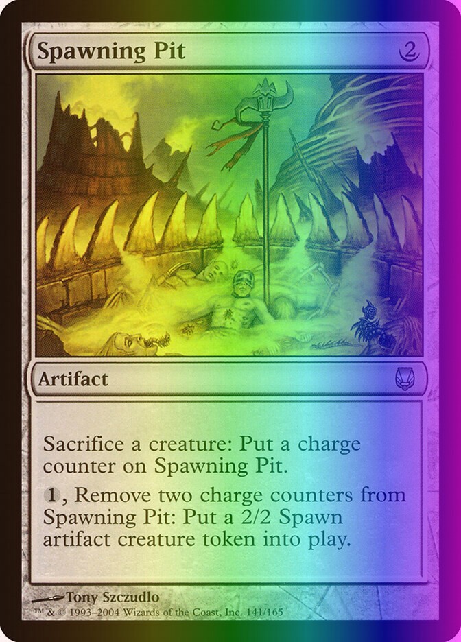 MTG Magic the Gathering Spawning Pit (141/165) Darksteel LP FOIL
