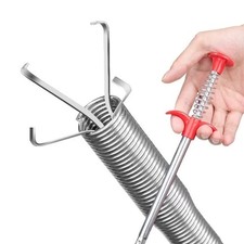 60cm Spring Pipe Dredging Tool Drain Snake Cleaner Clog Remover Kitchen Sink